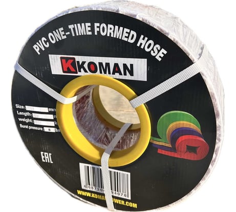 Рукав напорный ПВХ 80 мм/3", 25 м KOMAN PVC80-25