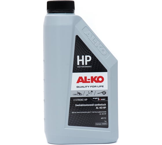 Масло синтетическое HP для 2-тактных двигателей, 1 л AL-KO 250009