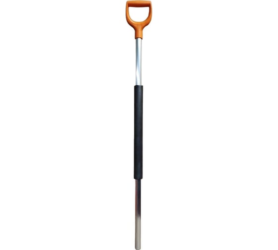 Черенок для лопаты алюминиевый 100см, d32 мм, c D образной ручкой LWI ORANGE (Р4) LWI-Ч6 1