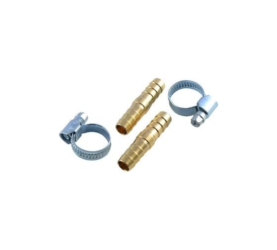 Соединитель елочка+елочка с хомутами (2 шт; 12x8 мм) ROCKFORCE RF-HRC08/05(1851)