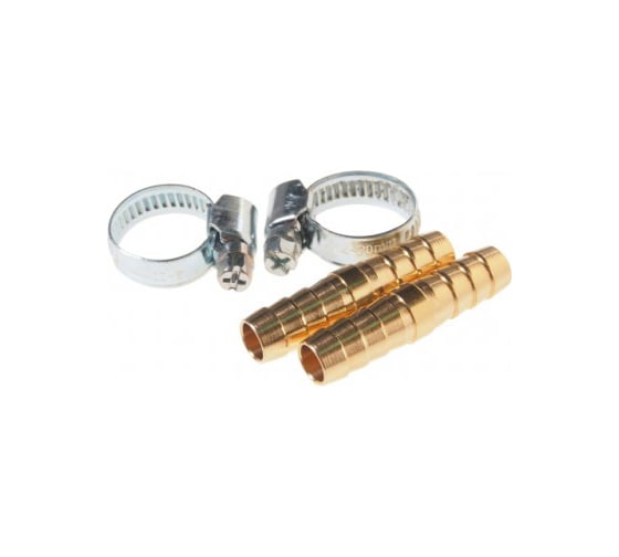 Соединитель елочка+елочка с хомутами (2 шт; 10x10 мм) ROCKFORCE RF-HRC06/06(1850)