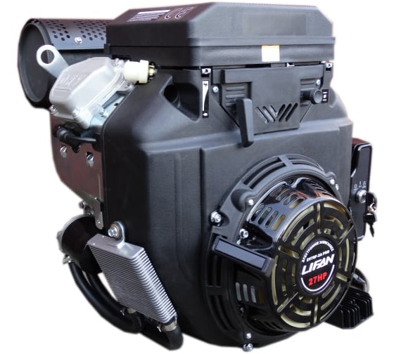 Двигатель Lifan LF2V78F-2A PRO New (27 л.с.; D25; 3А; м/радиатор)