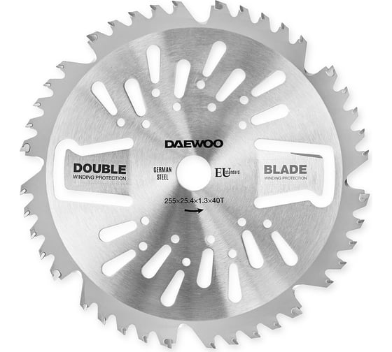 Диск для мотокосы DAEWOO DOUBLE BLADE DABC 255/40