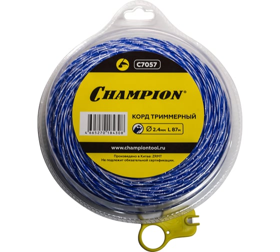 Триммерный корд Champion Sky-cutter 2.4 мм 87 м C7057 1