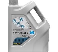 Масло полусинтетическое моторное для четырехтактных двигателей Drive 4T 10W-40 4 л мото API SL, JASO MA2 VITEX v311509