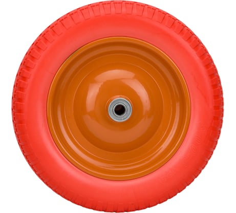 Полиуретановое колесо 3.00-8, длина оси 90 мм, подшипник 16 мм PALISAD 68975