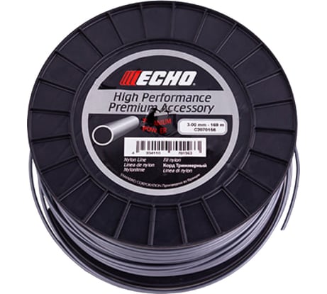 Триммерный Корд Titanium Power Line 169 м х 3 мм ECHO C2070156