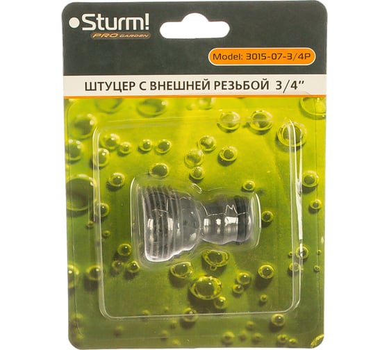Штуцер с внешней резьбой Sturm Professional 3015-07-3/4P 348221
