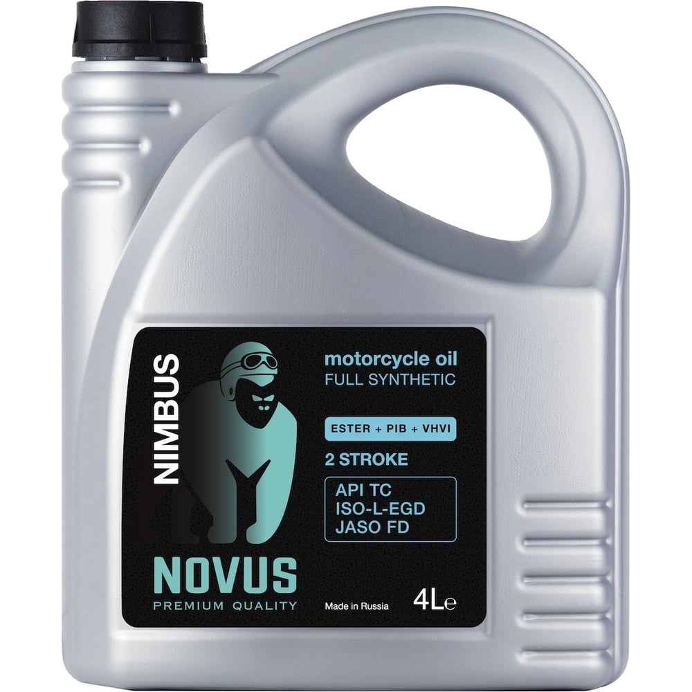 Моторное масло синтетическое NOVUS NIMBUS 2T ESTER+PIB+VHVI API TC ...