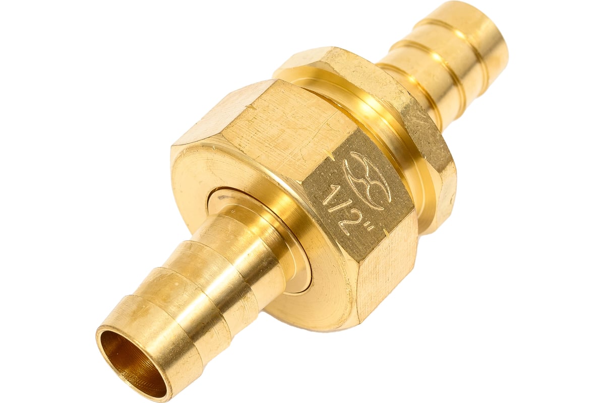 Латунный коннектор Truper для шланга 1/2" мама-папа CFM-1/2B 12704 ...