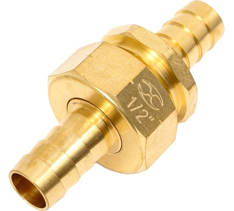 Латунный коннектор Truper для шланга 1/2" мама-папа CFM-1/2B 12704