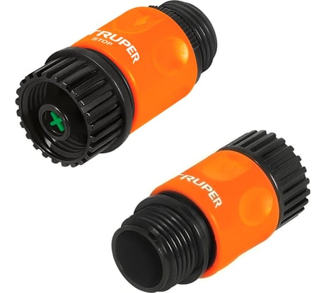 Быстрозащелкивающиеся коннекторы Truper для шланга 3/4" CLICK-SET 12728