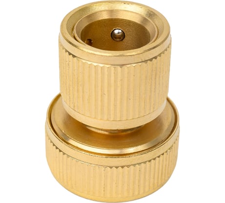 Латунный соединитель быстросъемный Palisad для шланга 3/4" 66260