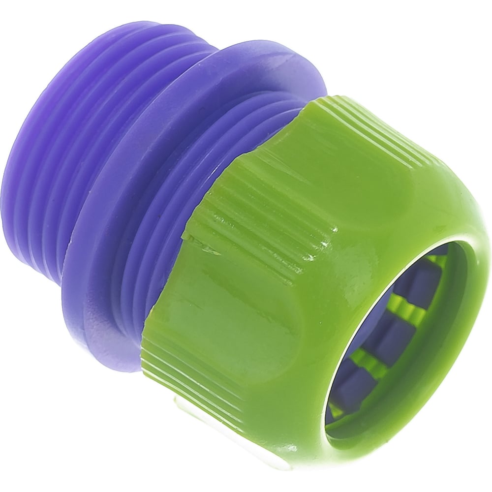 Пластмассовый соединитель Palisad для шланга 1/2" с внешней резьбой 3/4 ...