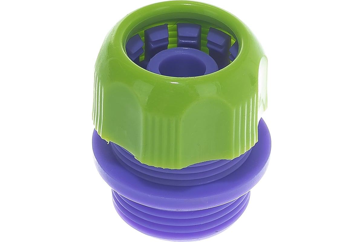 Пластмассовый соединитель Palisad для шланга 1/2" с внешней резьбой 3/4 ...