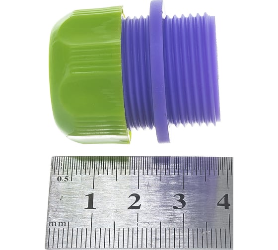 Пластмассовый соединитель Palisad для шланга 1/2" с внешней резьбой 3/4" 66145
