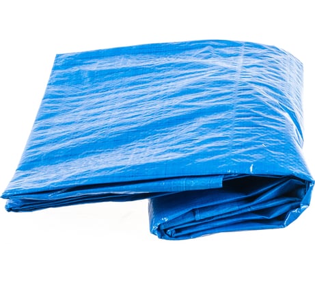 Универсальный тент-полотно Зубр из тканого двухслойного полимера с люверсами водонепроницаемый 3х5 м 12550-03-05