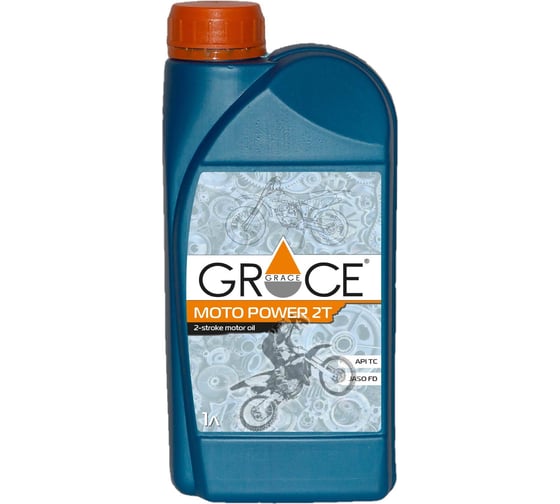 Масло для 2-х тактных двигателей GRACE MOTO Power 2T 1 л