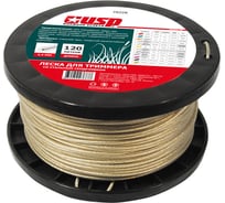 Леска для триммера (120 м, круг, 2.4 мм) со стальным сердечником USP 78228