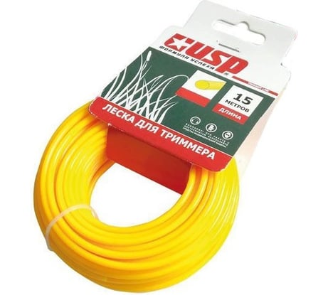 Леска для триммера (15 м, круг, 3 мм) USP 78200