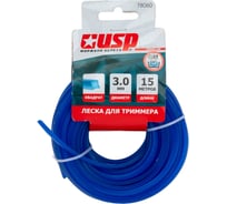 Леска для триммера (15 м, квадрат, 3 мм) USP 78060