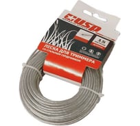 Леска для триммера (15 м, круг, 3 мм) с нейлоновым сердечником USP 78235