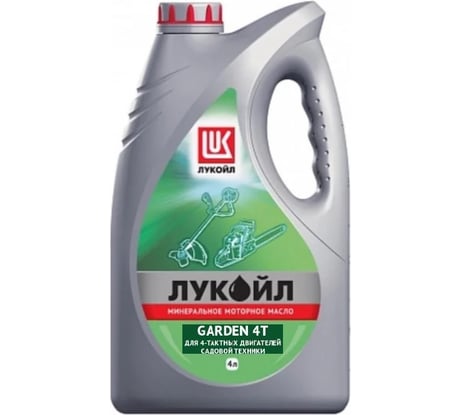 Моторное масло GARDEN 4Т SAE 30, 4 л Лукойл 211