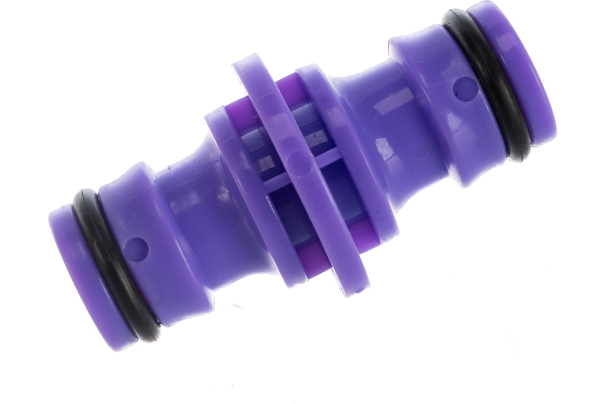 Переходник-соединитель (1/2; пластмассовый; штуцерный) для шланга ...