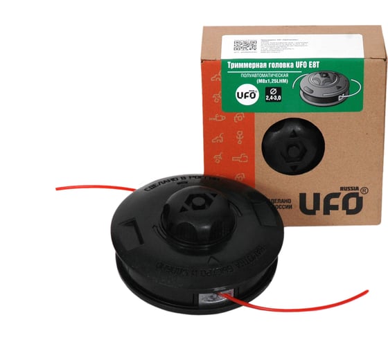Головка триммерная E8T М8x1.25, L, папа UFO 950000004U 1