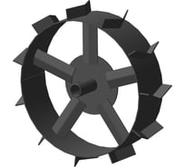 Грунтозацеп вал 34 мм, 450x120 мм, втулка 90 мм, сплошной обод FORZA 01.01.54ГКВ 34.450.120