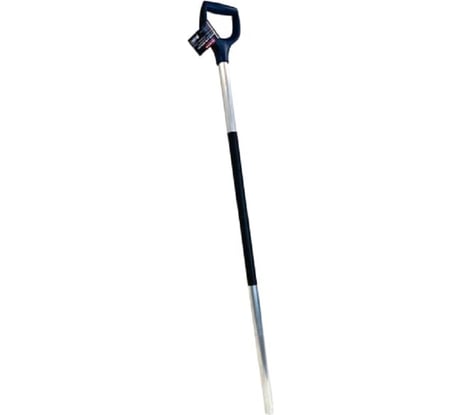 Черенок для лопаты скрепера алюминиевый с ручкой garten 32x1380 мм, (обжатый под овал с одной стороны) Fachmann 05.170