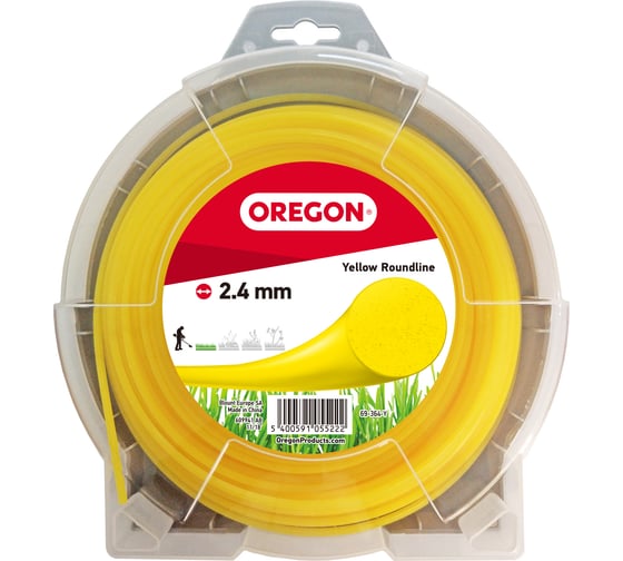 Леска Yellow Round (2.4 мм; 88 м) OREGON 69-364-Y