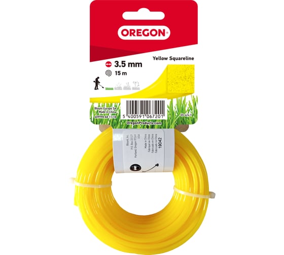 Леска Yellow Square (3.5 мм; 15 м) OREGON 69-424-Y 1