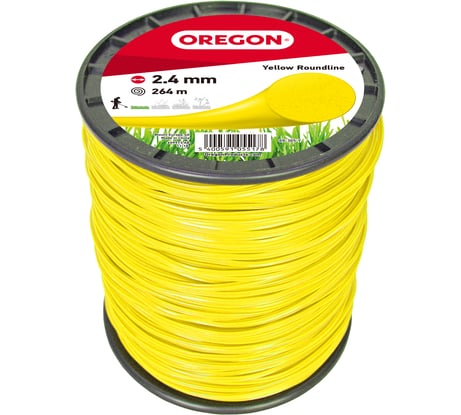 Леска Yellow Round (2.4 мм; 264 м) OREGON 69-365-Y