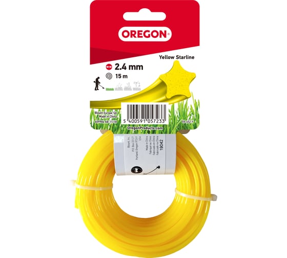 Леска Yellow Star (2.4 мм; 15 м) OREGON 69-452-Y