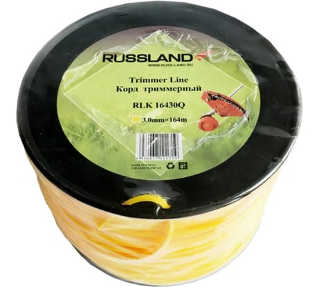 Леска (3,0 мм;164 м) к бензотриммеру Russland RLK 16430Q
