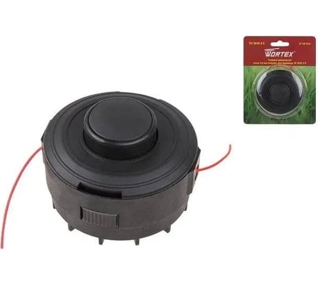 Головка триммерная ТН 3610-2 S леска, 1.6 мм полуавтомат WORTEX 0311171