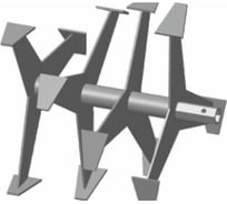 Фреза-культиватор S-24 для м/б Crosser, Weima, Хопер FORZA ФМБ.S24.390.355 00-00152697
