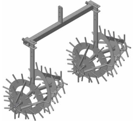 Пропольник рыхлитель двухрядный Еж без сцепки FORZA  01.05.72ПрМБ.00.470.700