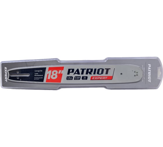 Шина EXPERT PE188SLGK095 18", шаг 0.325", паз 1.5 мм, 72 зв. Patriot 867181872