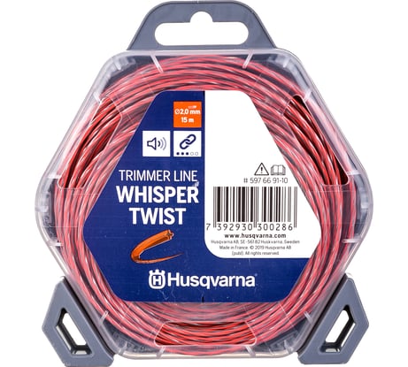 Корд триммерный (2.0 мм; 15 м; в блистере) Whisper Twist Husqvarna 5976691-10