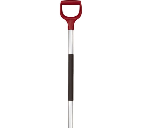 Черенок для лопаты скрепера алюминиевый garten 32 мм (обжатый под овал с одной стороны), 138 см Fachmann 05.171