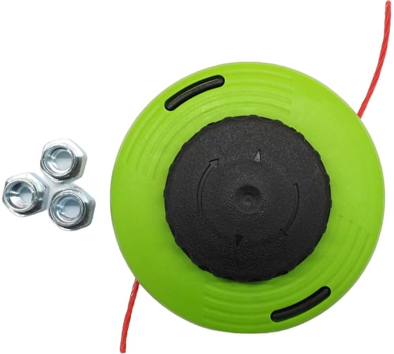 Головка триммерная PROFESSIONAL TH10-15 набор адаптеров гайка M10-1.00L, гайка M10-1.25L, гайка M12-1.50L, гайка M12-1.75L TUSCAR 102101512-1