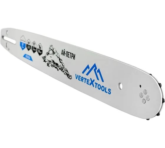 Шина для бензо и электропилы 16", 3/8" LP, 1.3 мм, 56 звеньев vertextools 0110-056