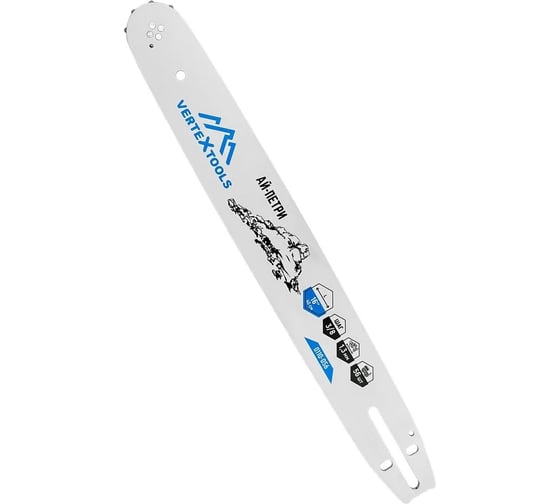 Шина для бензо и электропилы 16", 3/8" LP, 1.3 мм, 56 звеньев vertextools 0110-056