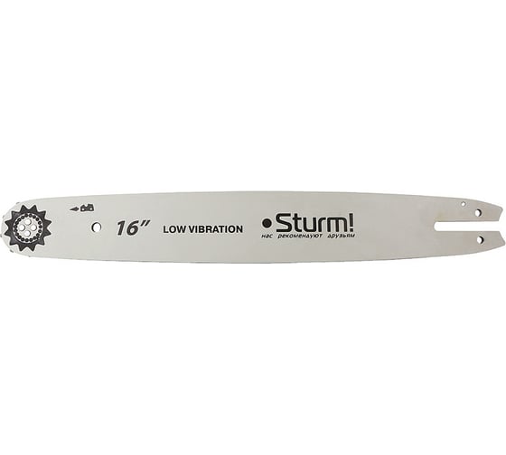 Пильная шина 40 см, 3/8", 1.3 мм, 55 звеньев Sturm SB1650380St