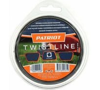 Леска Twistline (2 мм; 15 м; скрученный квадрат; блистер) PATRIOT 805205016