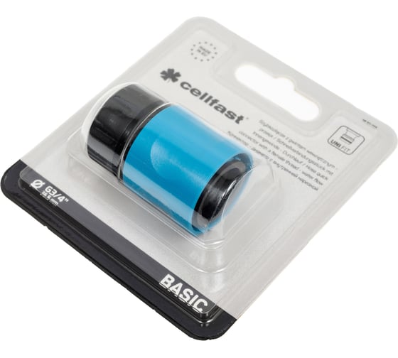 Коннектор с клапаном с внутренней нарезкой 3/4'' BASIC Cellfast 50-133