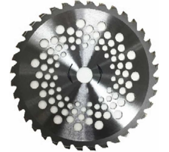 Нож триммера 255x25.4x1.3 мм, 40 зубьев, с напайками рис.круг, А70 FORZA FZ02.01.255.40Hкр