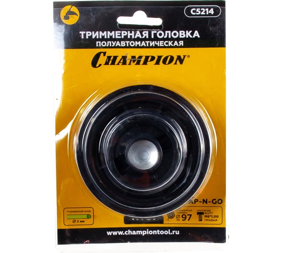 Головка триммерная HT61 Компактная ET1005A CHAMPION C5214